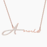 Crystal Signature Custom Necklace