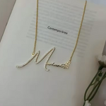 Crystal Signature Custom Necklace