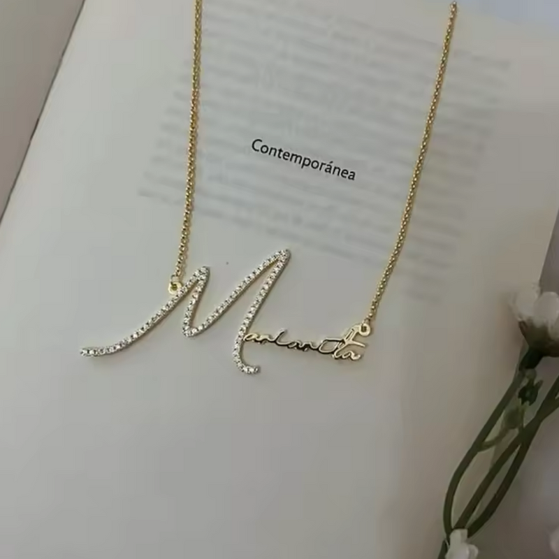 Crystal Signature Custom Necklace