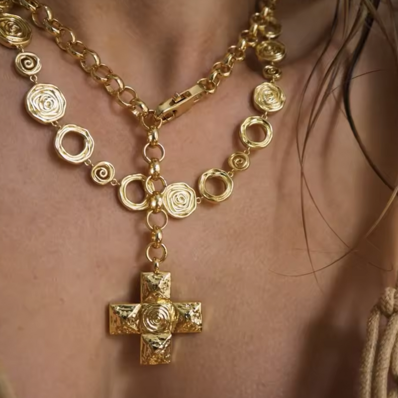 Statement Cross Necklace