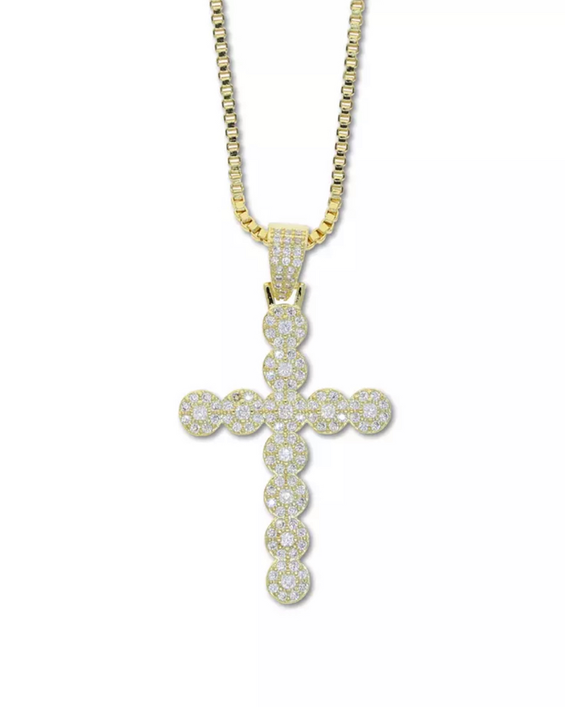 Ice Cross Necklace
