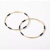 Geo Hoop Earrings (5354021519526)