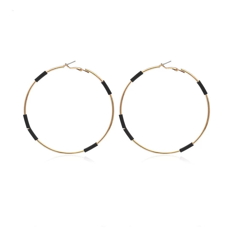 Geo Hoop Earrings (5354021519526)