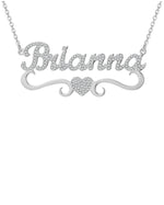 Custom Classic Heart Name Necklace