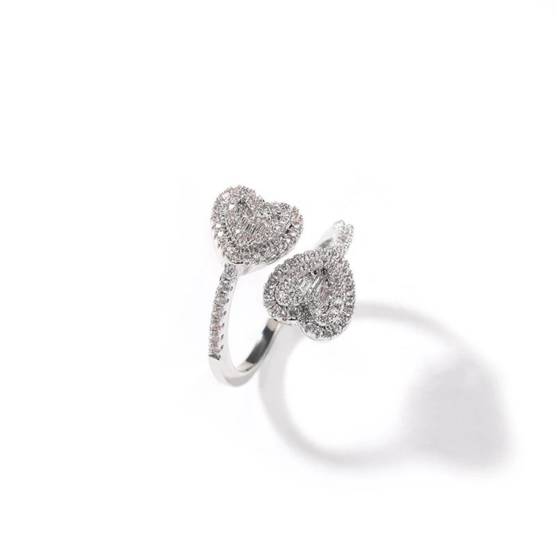 Double Heart Ring