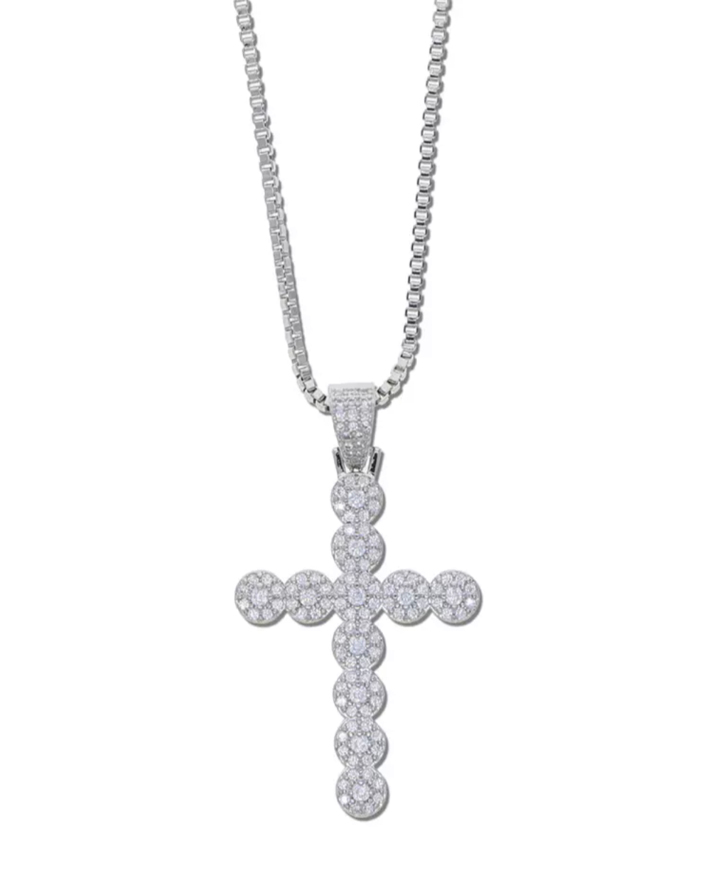 Ice Cross Necklace