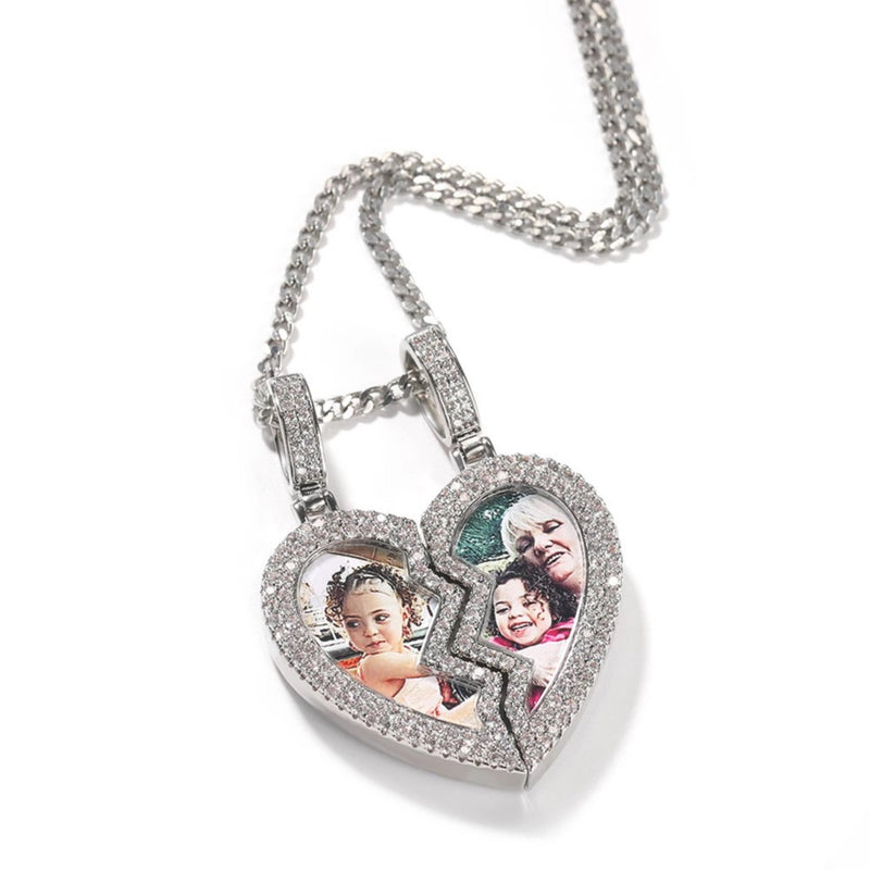 BFF Custom Heart Necklace