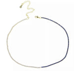 Two Tone Tennis Necklace