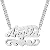 Angela Nameplate Necklace