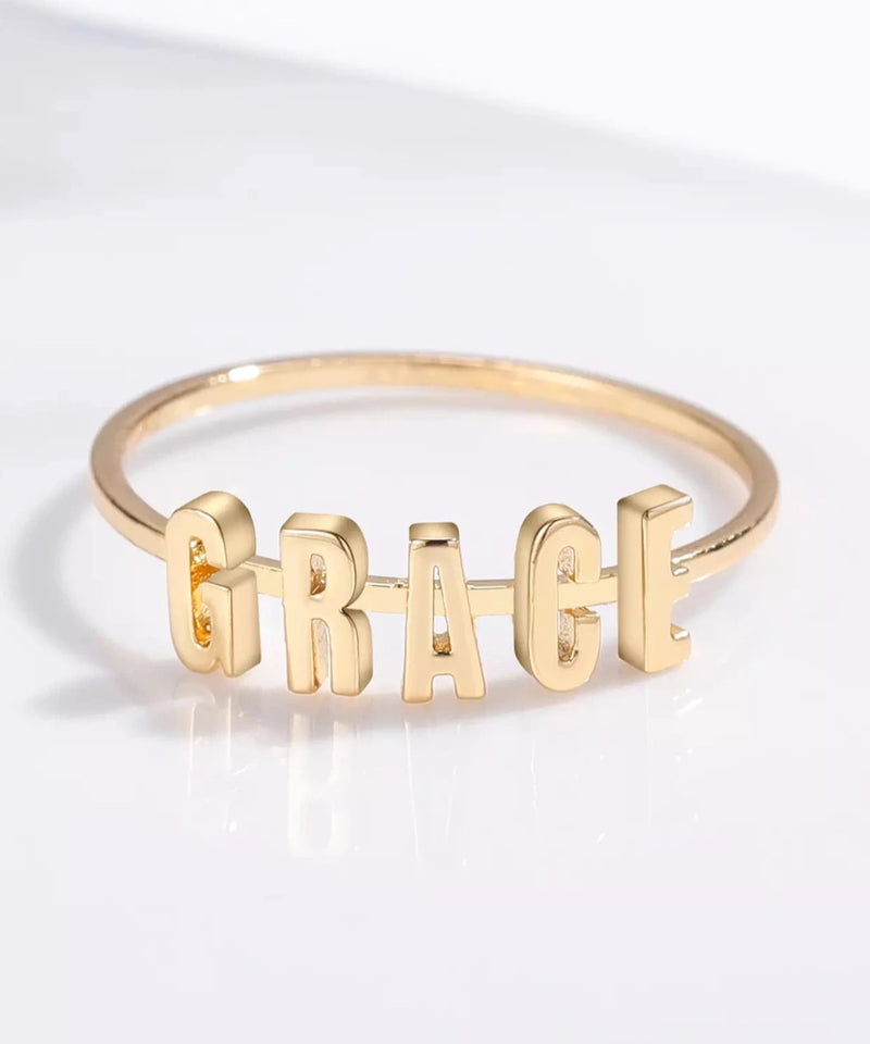 Custom Name Ring