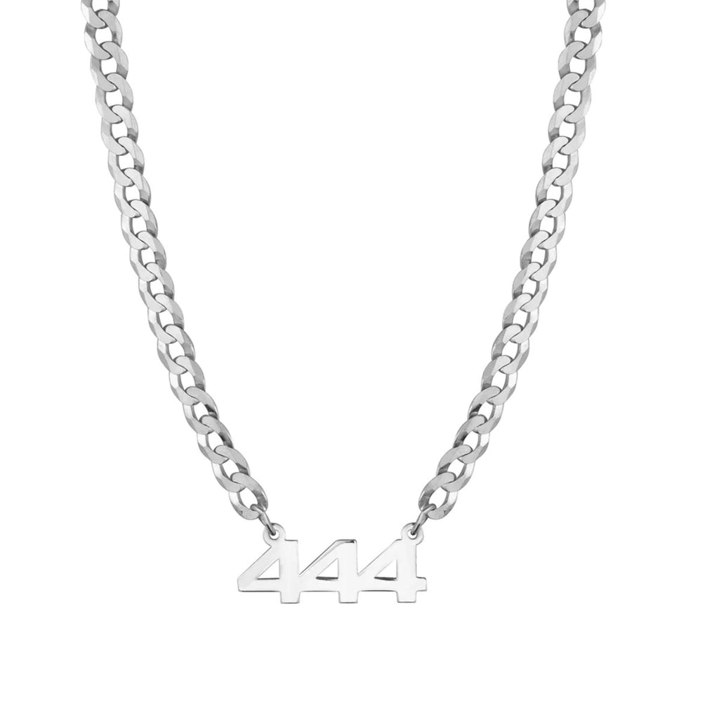 Angel Number Nameplate Necklace