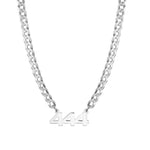 Angel Number Nameplate Necklace