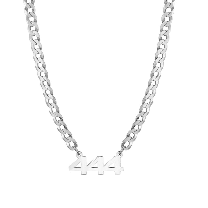 Angel Number Nameplate Necklace