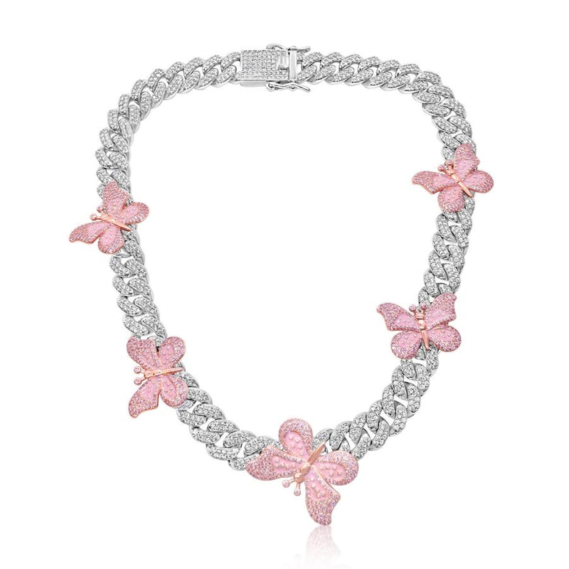 Pink Multi Butterfly