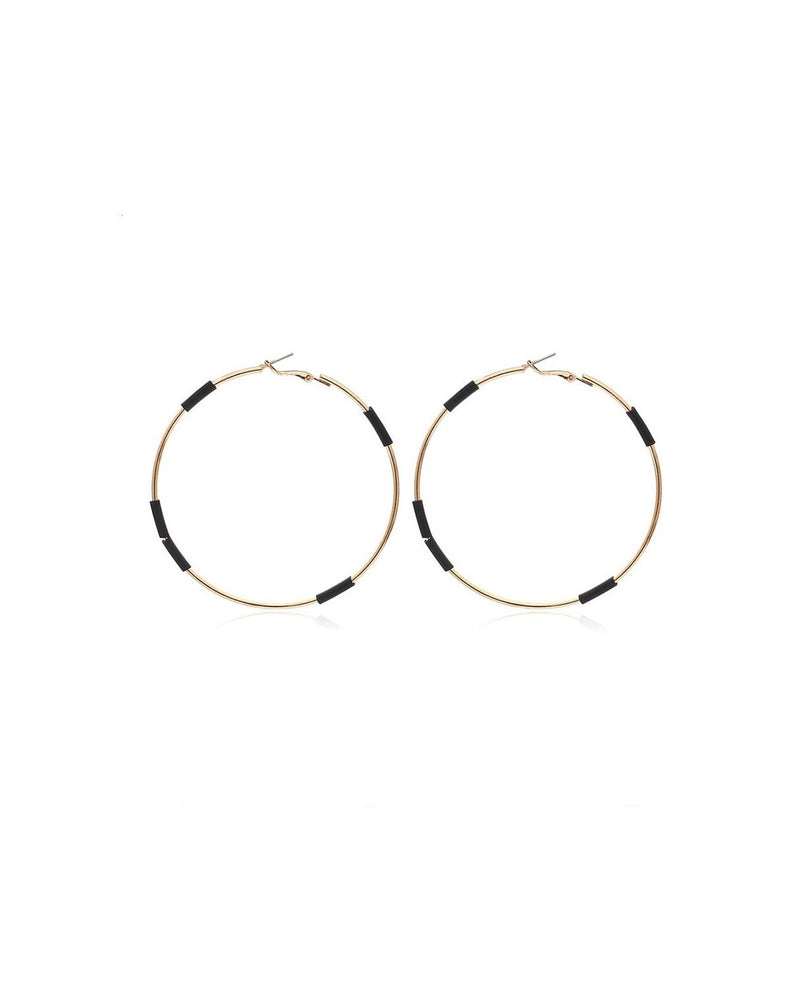 Geo Hoops Earrings