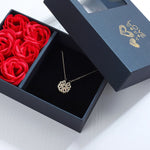 Flower Box Heart Necklace