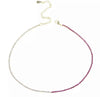 Two Tone Tennis Necklace