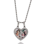 BFF Custom Heart Necklace