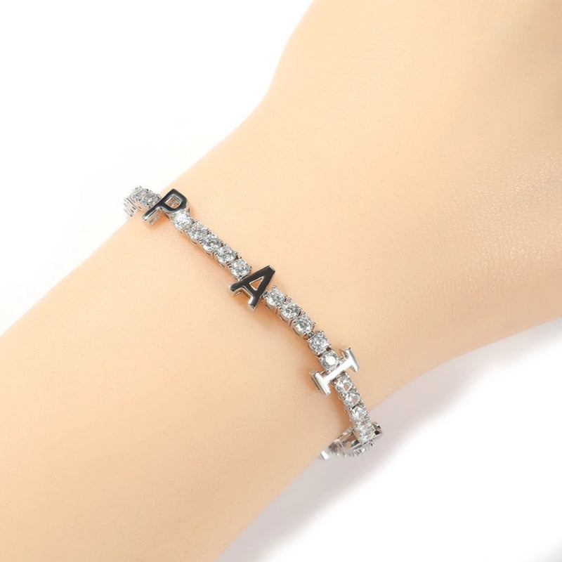 Tennis Charm Bracelet