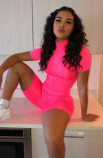 Neon Pink Playsuit (1936579625075)
